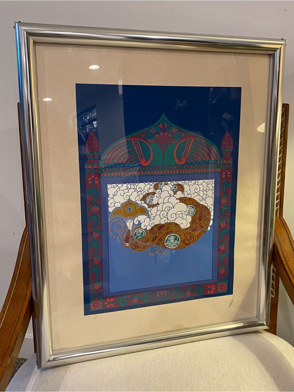 Erté Russian Fairy Tale Signed Serigraph Print Rare Artist's Proof (AP) Art Deco